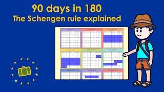 90 days in 180 the Schengen rule explained