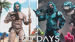 Surviving 100 Days in Hardcore ARK Survival Evolved Island Edition