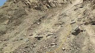 Slope Protection On NH 44 Rod Drilling Operation On NH 44 Near Ramban