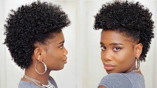 Defined Twist-out Frohawk on Tapered Natural Hair  MissKenK