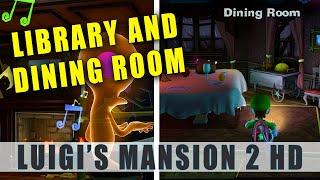 Luigis Mansion 2 HD How to get to the Library and Dining Room - Nintendo Switch