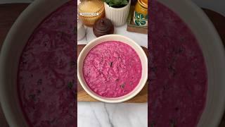 Viral Beetroot Raita For Weightloss  Glowing Skin #shorts #viral #trending