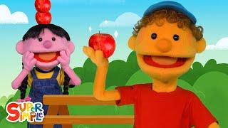 10 Apples On My Head  Kids Songs  Super Simple Songs