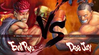 Evil Ryu vs Dee Jay HARDEST AI ULTRA STREET FIGHTER IV