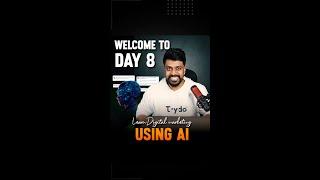 Day 8 Learn Digital marketing using AI-social media captions using Gemini #aimarketingtools