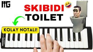 Skibidi Toilet  Tuvalet Müziği  Kolay Melodika Notaları