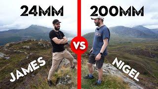 24mm v 200mm Lens Photography Challenge  with James Popsys