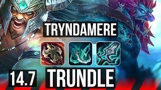 TRYNDAMERE vs TRUNDLE TOP  1700+ games 1126  NA Diamond  14.7