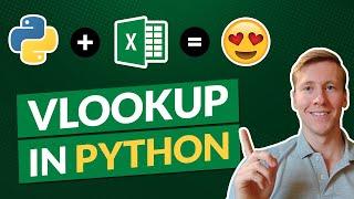 Replace Excel Vlookup in Python Using Pandas fast & easy  Pandas Merge Tutorial