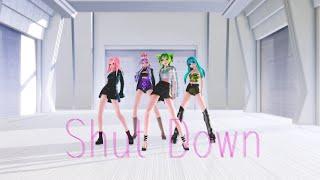 ≡MMD≡ Haku.Miku.Luka.Gumi - Shut Down  Blackpink 4KUHD60FPS