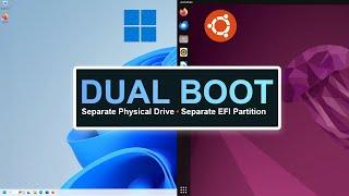 Dual Boot - Windows 11 and Ubuntu LTS  Separate Drive  Separate EFI Partition  Avoid Boot Issues