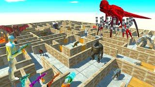 FPS AVATAR SAVE TITANUS RED DEATH MAZE - Animal Revolt Battle Simulator