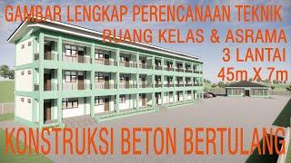 Gedung Sekolah  3 Lantai