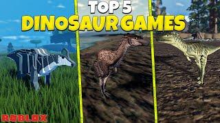 Roblox Top 5 DINOSAUR SURVIVAL Games