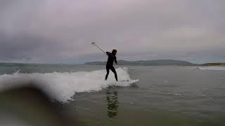 Paddleboarding at Porth Neigwl  Hells Mouth 