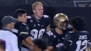 UCF Kicker Confronts Teammate After Missed Kick  UCF vs Memphis