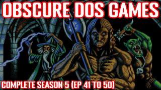 Obscure DOS Games Complete Season 5