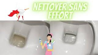 MOTIVATION MENAGE Astuces très efficace pour nettoyer les toilettes sans effort  ROUTINE MENAGE