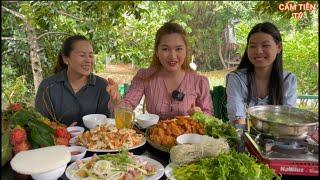 Cùng chị Phú Long Khánh Quê Em và bé Bảo Hân Vlog ăn đặc sản gỏi măng cục gà quá ngon