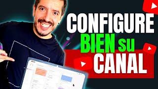 5 Configuraciones que NECESITAN estar ACTIVAS en tu CANAL para CRECER EN YOUTUBE