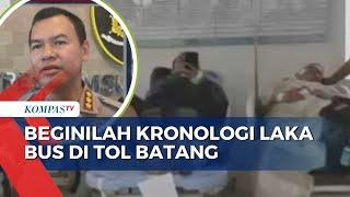 Kronologi Kecelakaan Bus Rosalia Indah di Tol Batang-Semarang Sopir Bus Ngaku Mengantuk