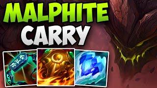 CHALLENGER TOP LANER DOMINATES WITH MALPHITE  CHALLENGER MALPHITE TOP GAMEPLAY  Patch 14.11 S14