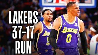 Lakers 37-17 4th Quarter Comeback vs Pistons 