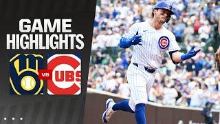 Brewers vs. Cubs Game Highlights 5424  MLB Highlights