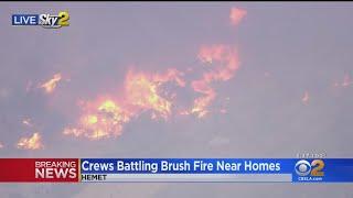 Fairview Fire in Hemet burns several homes