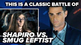THEYRE FULL OF SH*T This is a classic battle of Shapiro vs. smug leftist