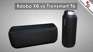  Xdobo X8 vs Tronsmart T6. Сравнение Bluetooth колонок Tronsmart и Xdobo.