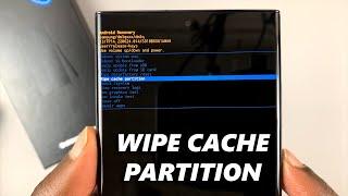 How To Clear Cache Partition In Samsung Galaxy S23S23+S23 Ultra  Wipe Cache Partition