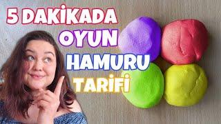 OYUN HAMURU TARİFİ  4 Malzemeyle 5 Dakikada Ekonomik ve Doğal Oyun Hamuru  reyforchildren