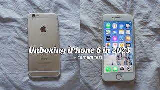 Unboxing iPhone 6 in 2023 + camera test  Aesthetic #unboxing #iphone #iphone6