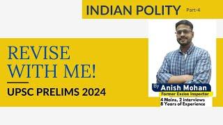 UPSC Prelims 2024  Indian Polity Part 2  Revision Marathon  Score 100+