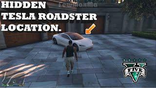 Gta 5 secret tesla roadster 2020 location gta mod hidden location