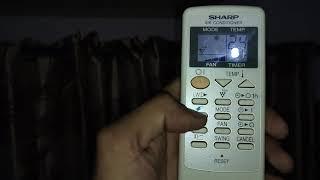 Sharp air conditioner remote settings for all sharp ac