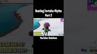 Fortnite Myths BUSTED... #shorts