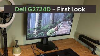 Dell G2724D - First Look & Impressions 1440p Fast IPS 165Hz