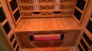 Wooden Indoor Low EMF 2 Person Infrared Sauna