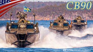 Ukraines New Weapon Sweden-made Monstrously Powerful CB90 Fast Assault Craft