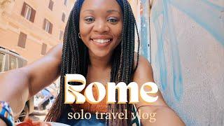 solo trip to ROME & discovering hidden gems in the city  a chill & chatty travel vlog 