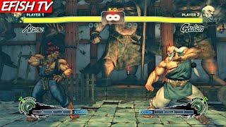 Akuma vs Gouken Hardest AI - Ultra Street Fighter IV