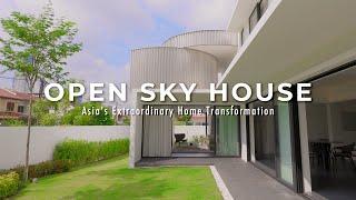 This Living Room Opens Up To The Sky & Garden  CC House  House Tour  Architecture