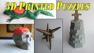 10 Awesome 3D Printed Puzzles - Break you Brain