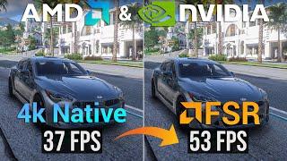 GTA 5 - Increase FPS using AMD FSR Works for both Nvidia & AMD users - FREE PERFORMANCE BOOST