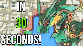 Pokemon Emerald in 30 Seconds