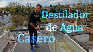 Destilador de Agua Solar Casero y Futuro Jardín de Fruta Sub Tropical Bio en Castellón España