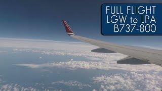 Norwegian Full Flight  London Gatwick to Las Palmas Gran Canaria
