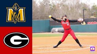 Georgia Softball Highlights vs Murray State  2024 College Softball Highlights  21024